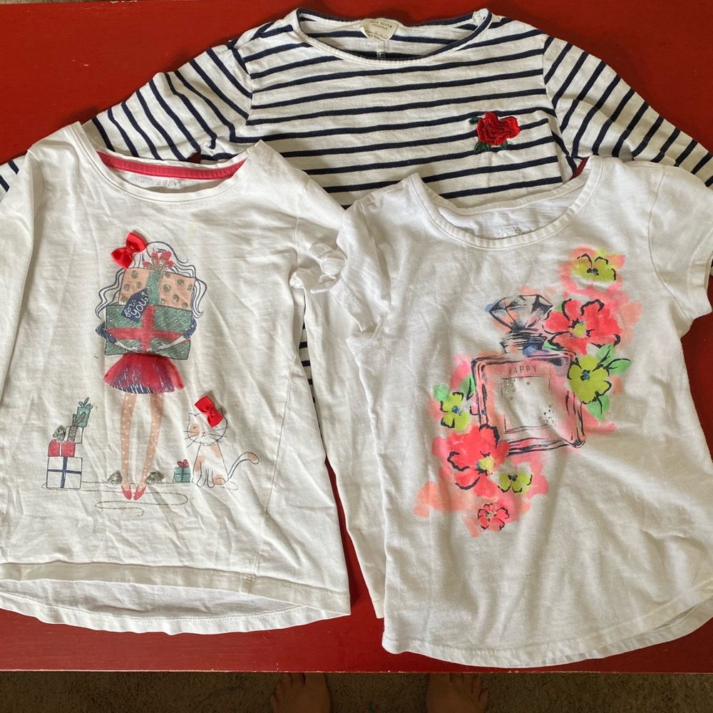 3 top Bundle: Zara, Justice and Maggie & Zoe